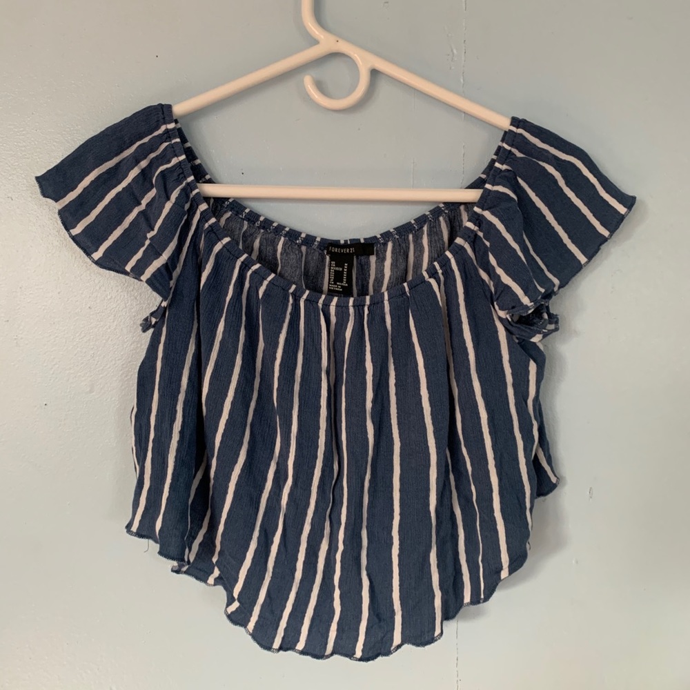 Off the Shoulder Crop Top